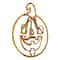 18" Orange Jack-O-Lantern 4 Function LED Halloween Window Silhouette